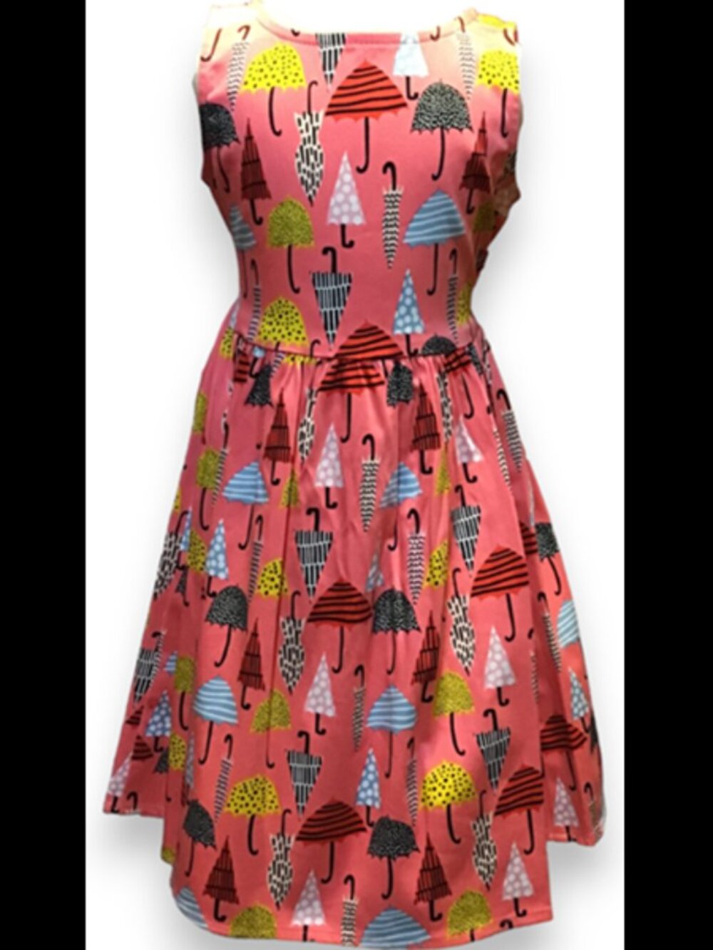 New Eva Rose Umbrella Print Girls Dress